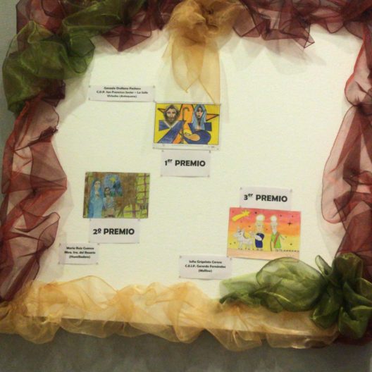 Ganadores concurso felicitaciones Navidad Museo Arte Belenista Mollina