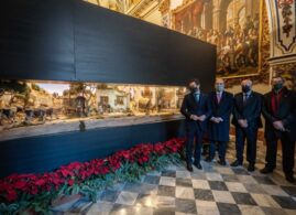 Inauguración del belén del Palacio de San Telmo