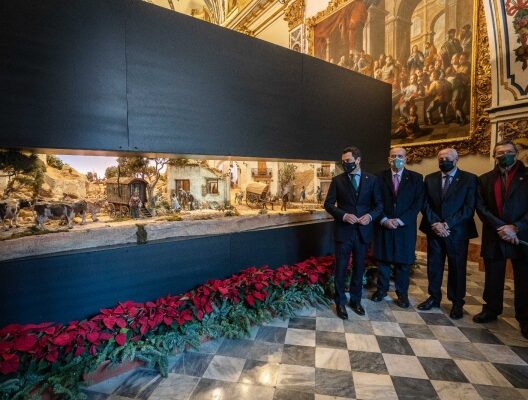 Inauguración del belén del Palacio de San Telmo