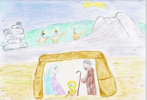 Felicitación navideña de Alba Pérez González, del CEIP Infante don Fernando, de Antequera