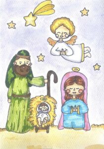 Felicitación navideña de Pablo Álvarez, del Colegio Nuestra Señora del Perpetuo Socorro, de Rota